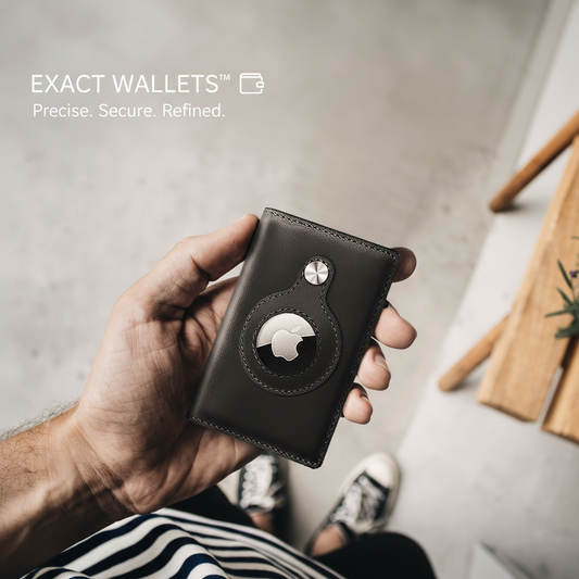 Do AirTag wallets actually work - premium leather AirTag wallet with Apple Find My tracking