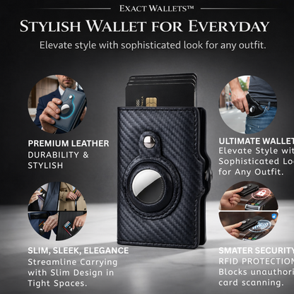 PREMIUM LEATHER AIRTAG WALLET